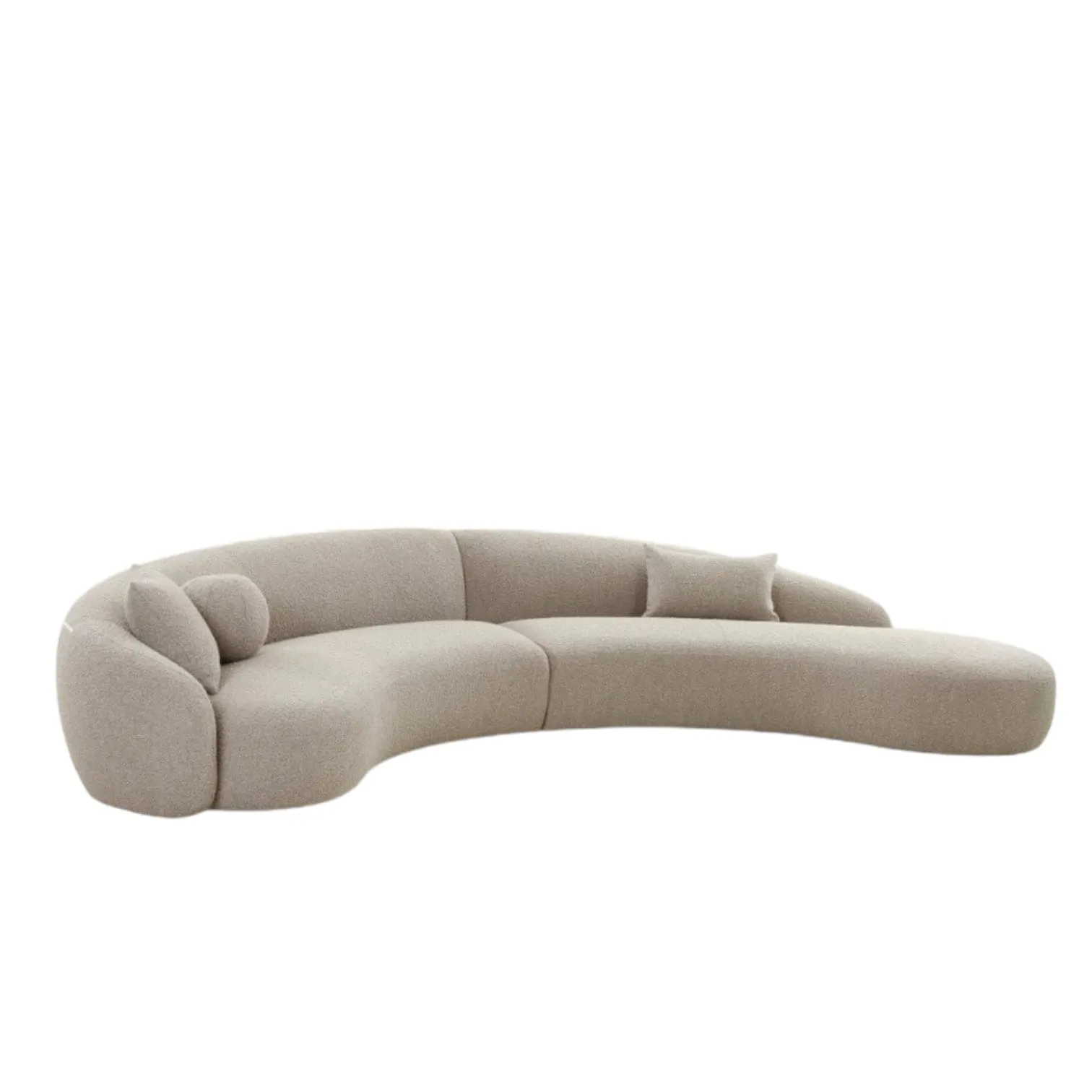 Jones Performance Boucle Curve Sofa