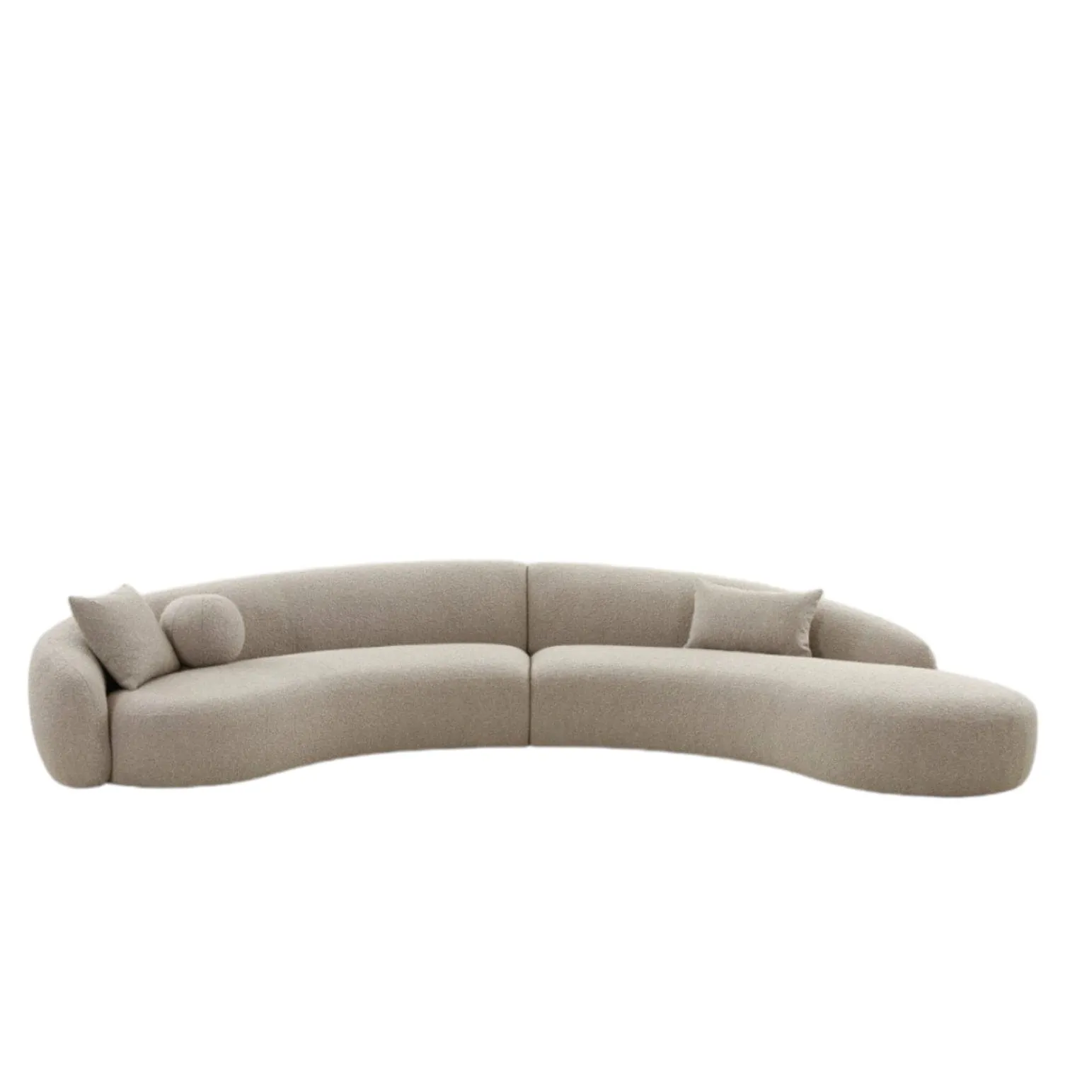 Jones Performance Boucle Curve Sofa