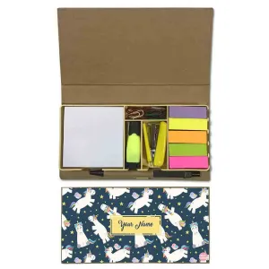 Kids Customized Stationery Kit Desk Organizer - Unicorn