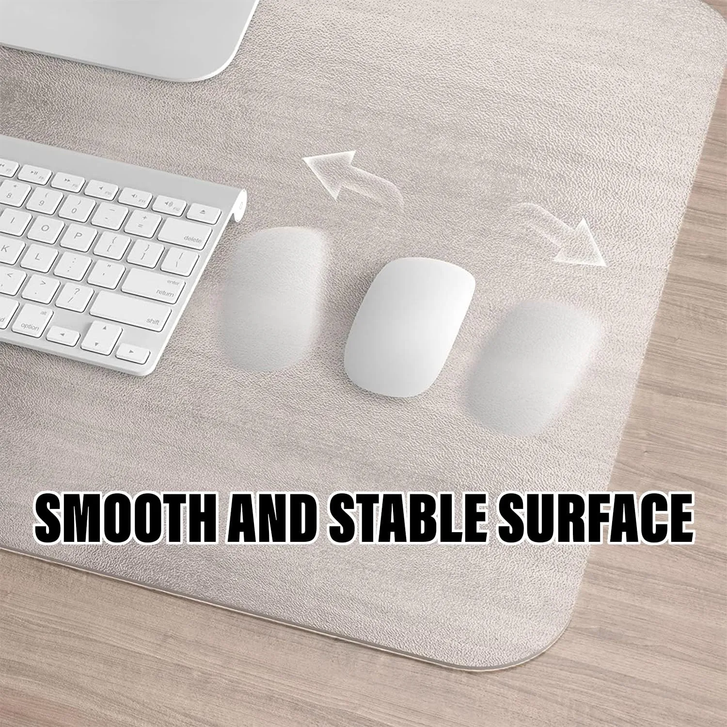 Kuber Industries Desk Sheet | PVC Waterproof Table Sheet | Desk Protector Mat | Office Desk Mat | Versatile Table Mat for Office | Kitchen Slabs | White