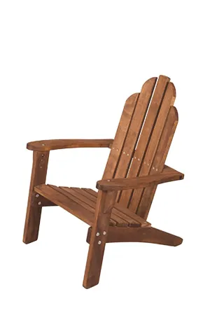 Maxim Child&rsquo;s Adirondack Chair. Kids Outdoor Wood Patio Furniture for Backyard, Lawn and Deck