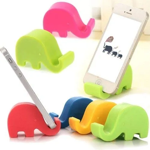 Mini Elephant Phone Holder Desk Stand