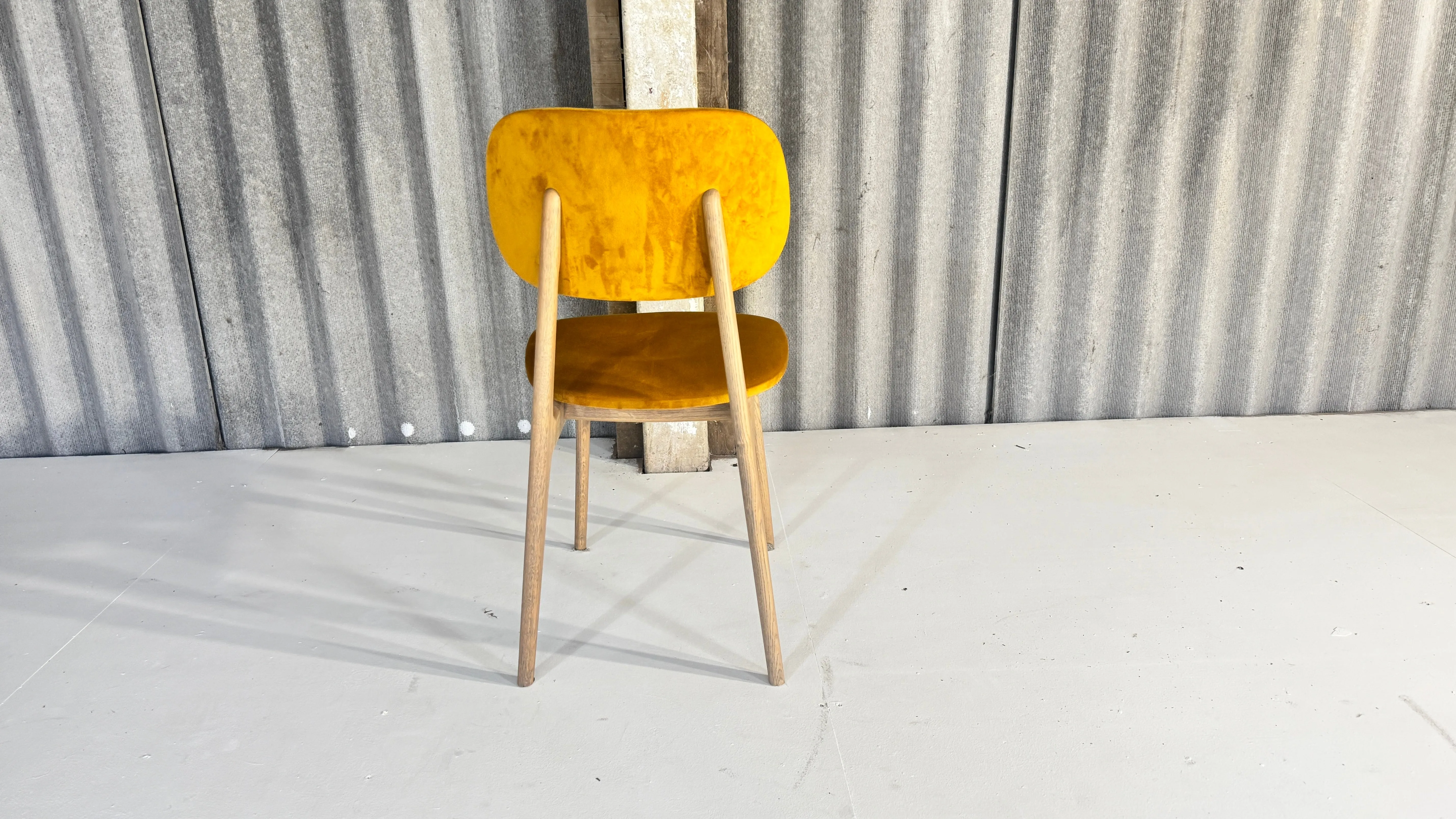 Mustard Mid Century style chair