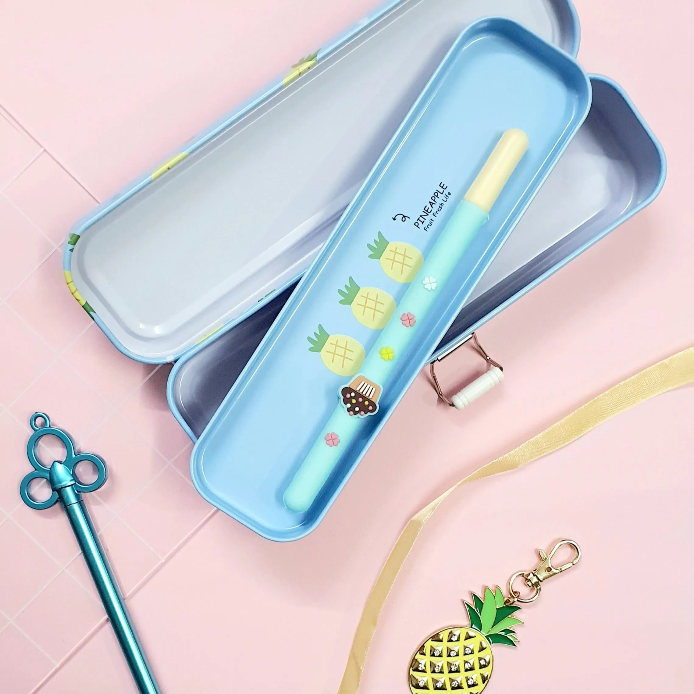 Pastel Layered Pencil Box