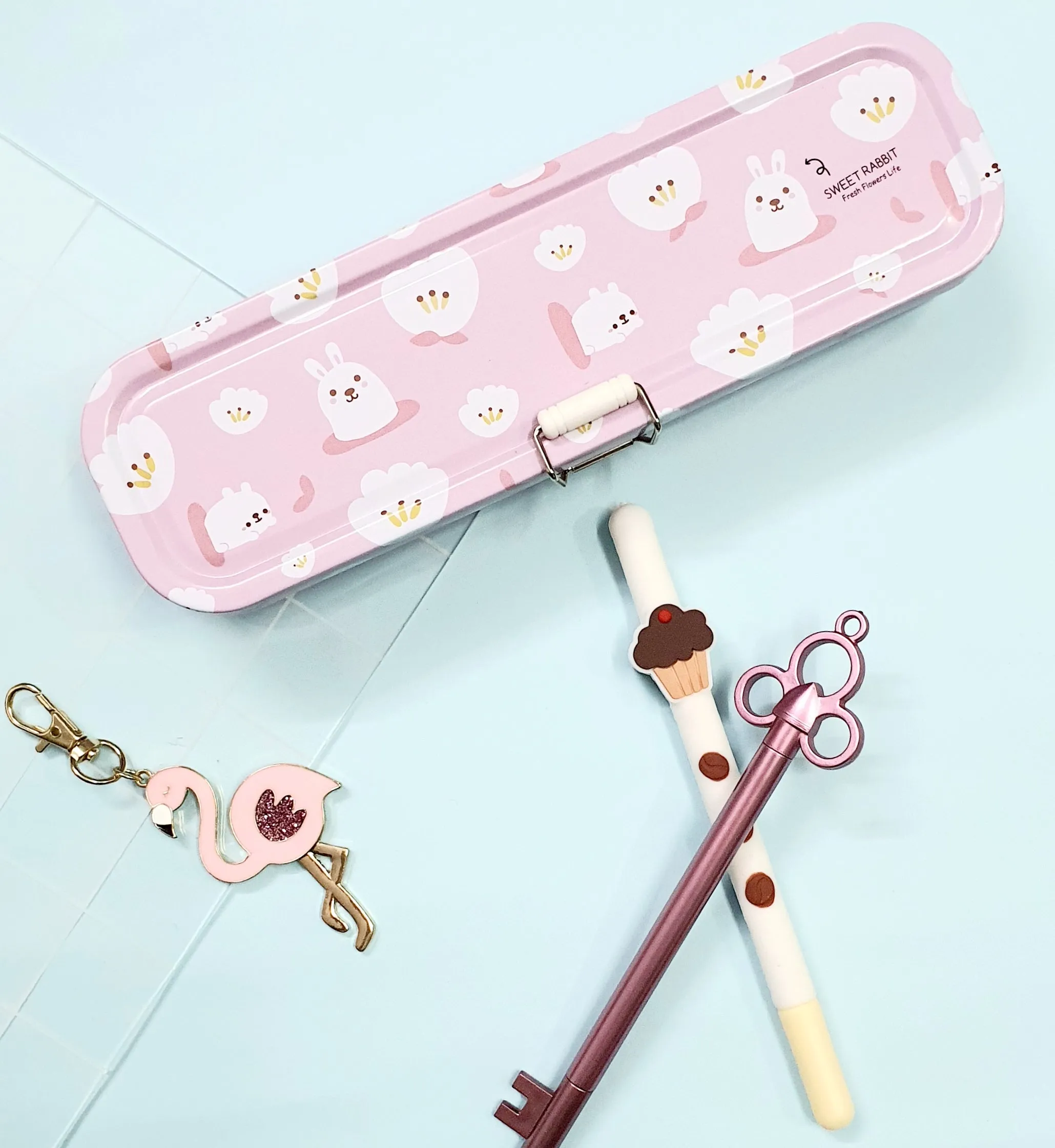 Pastel Layered Pencil Box