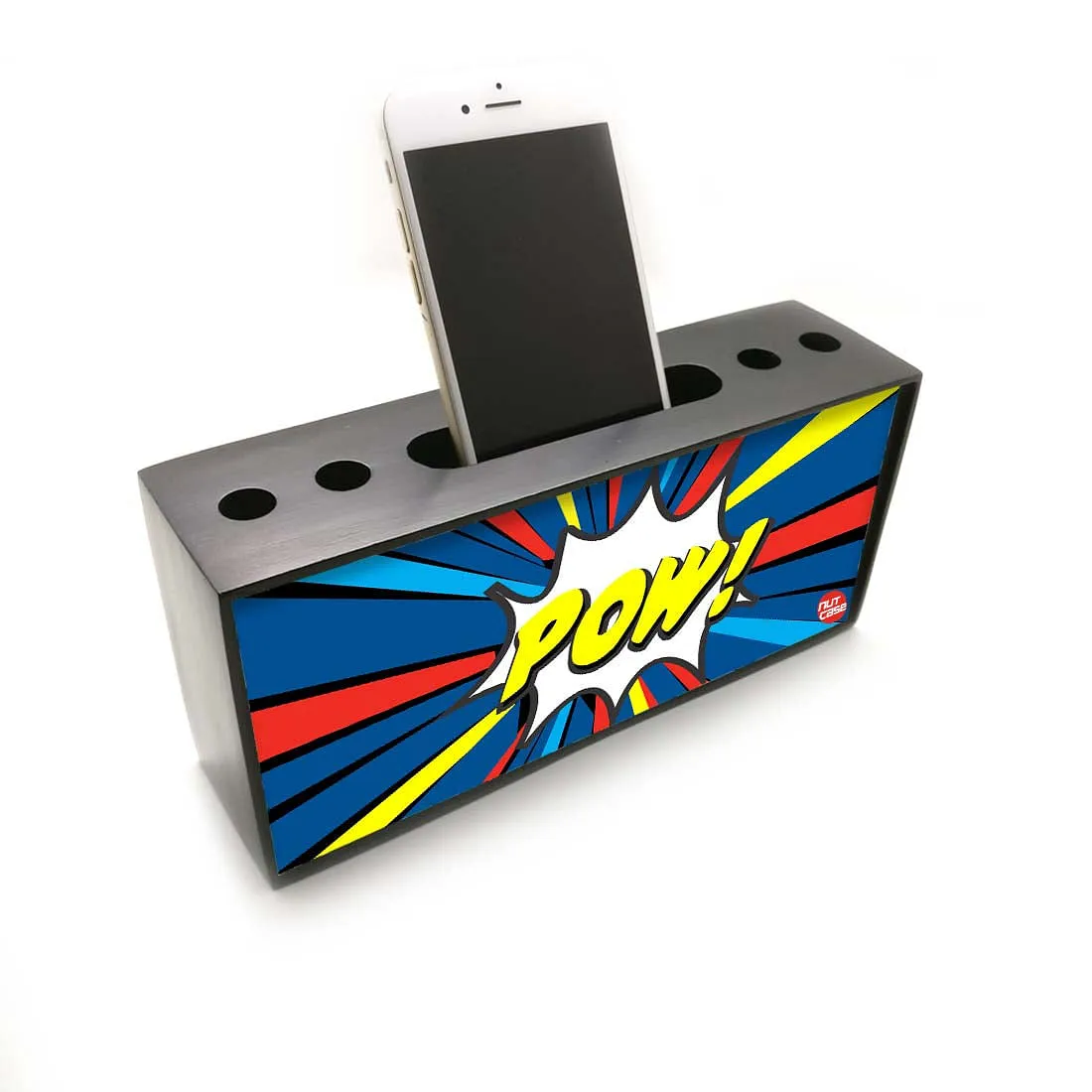 Pen Mobile Stand Holder Desk Organizer - Comic POW