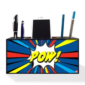 Pen Mobile Stand Holder Desk Organizer - Comic POW