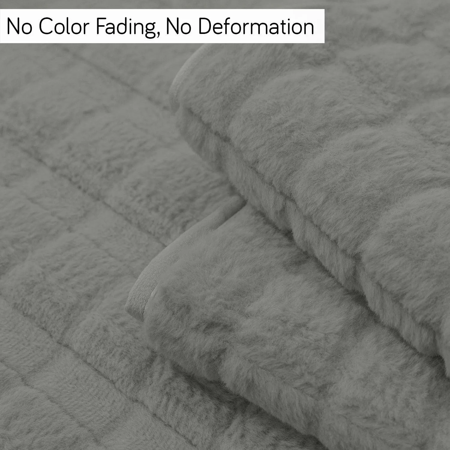 Premium Plush Anti Slip Sofa Mat for 1/2/3 Seater, Light Grey