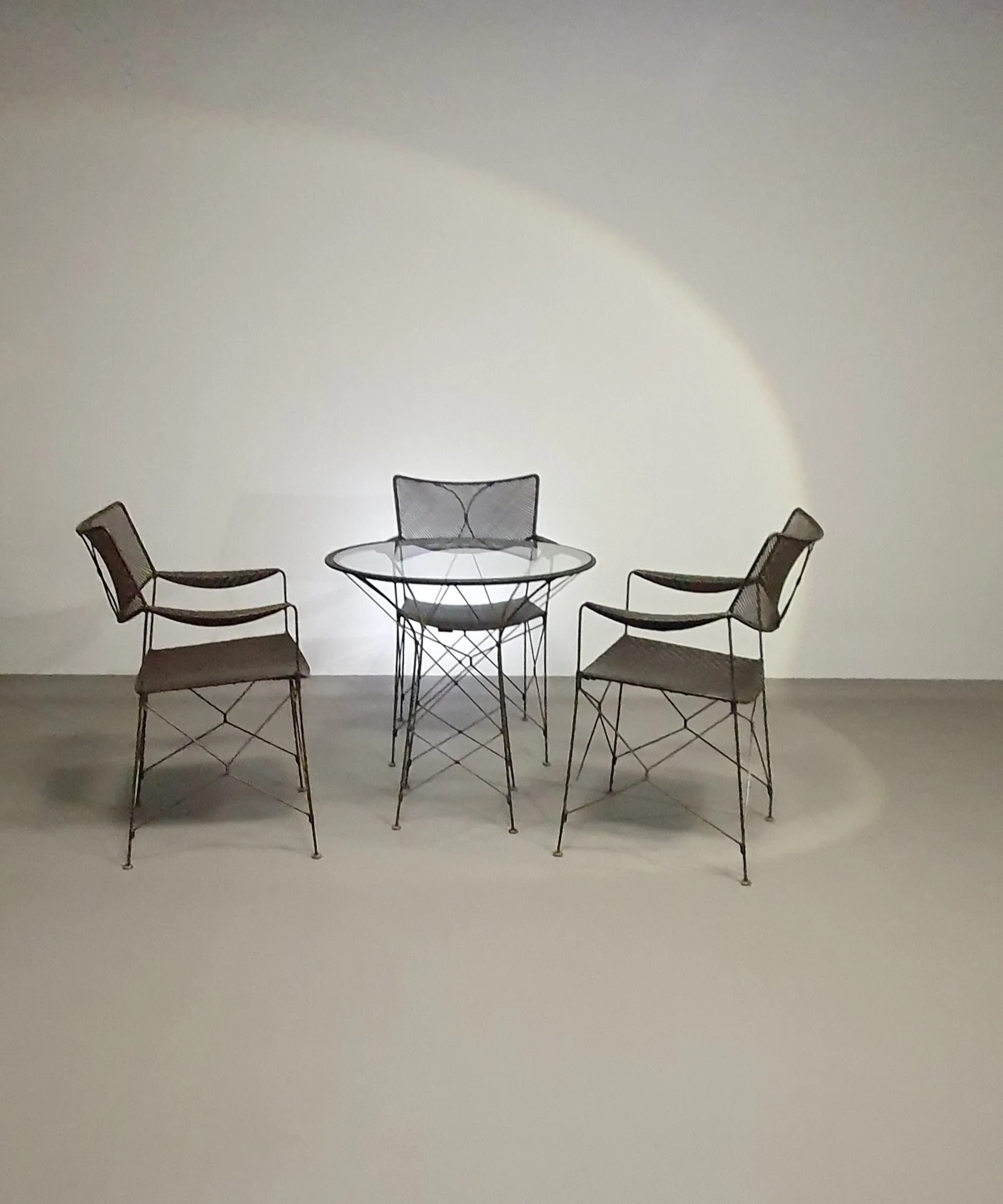 Rattan dining set Yuzuru Yamakawa