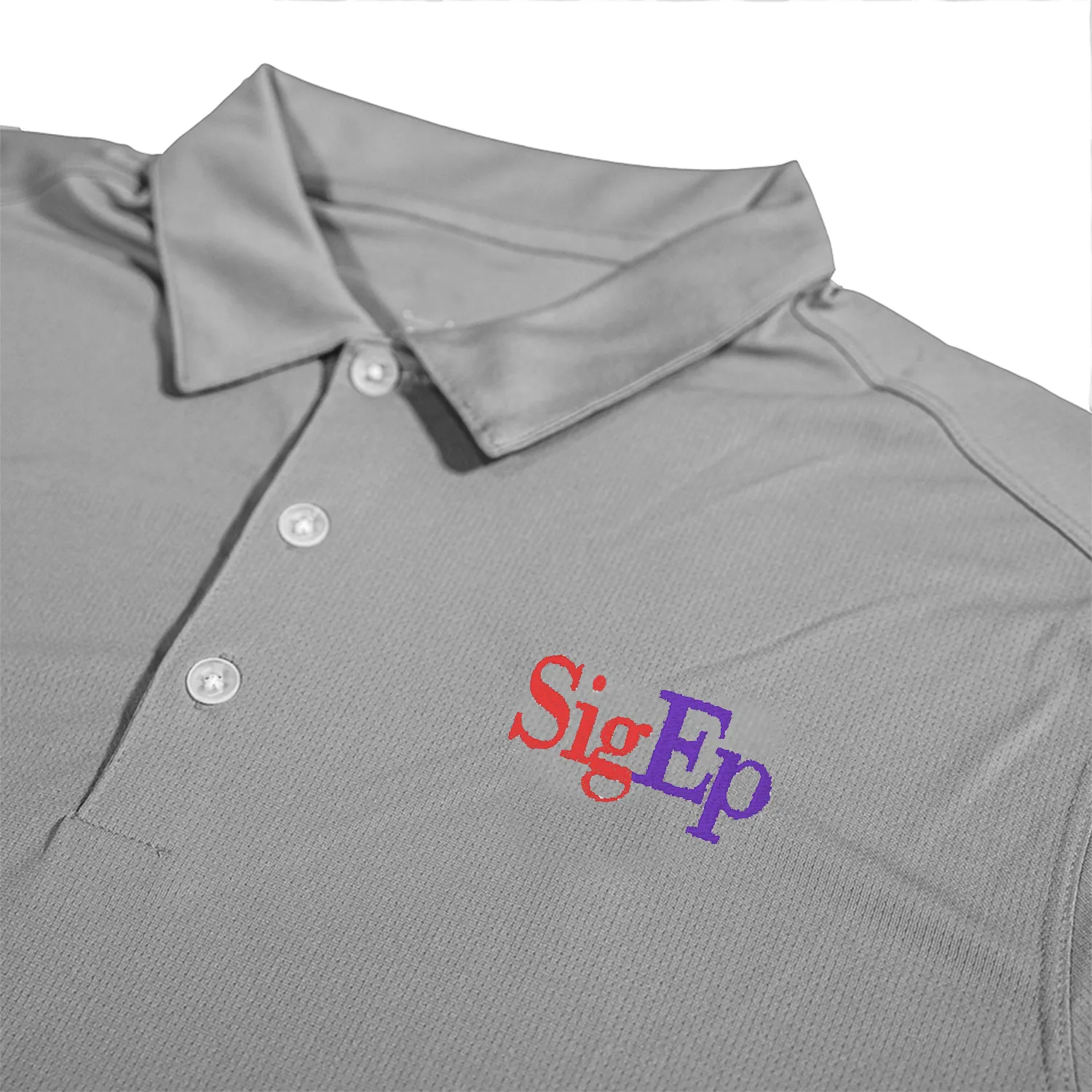 SigEp Performance Polo in Grey