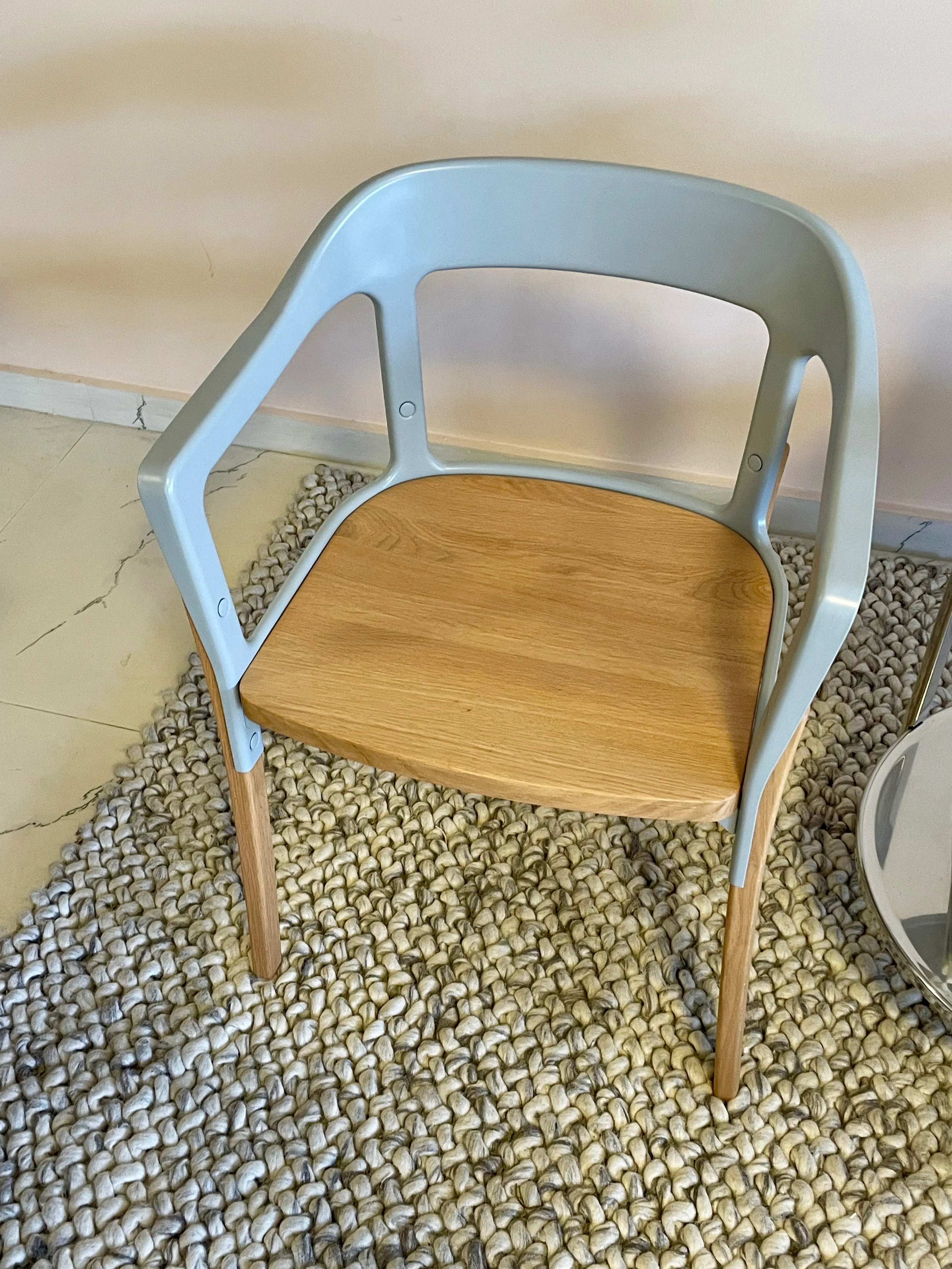 Steelwood Chair Grey / Oak (set of 2)
