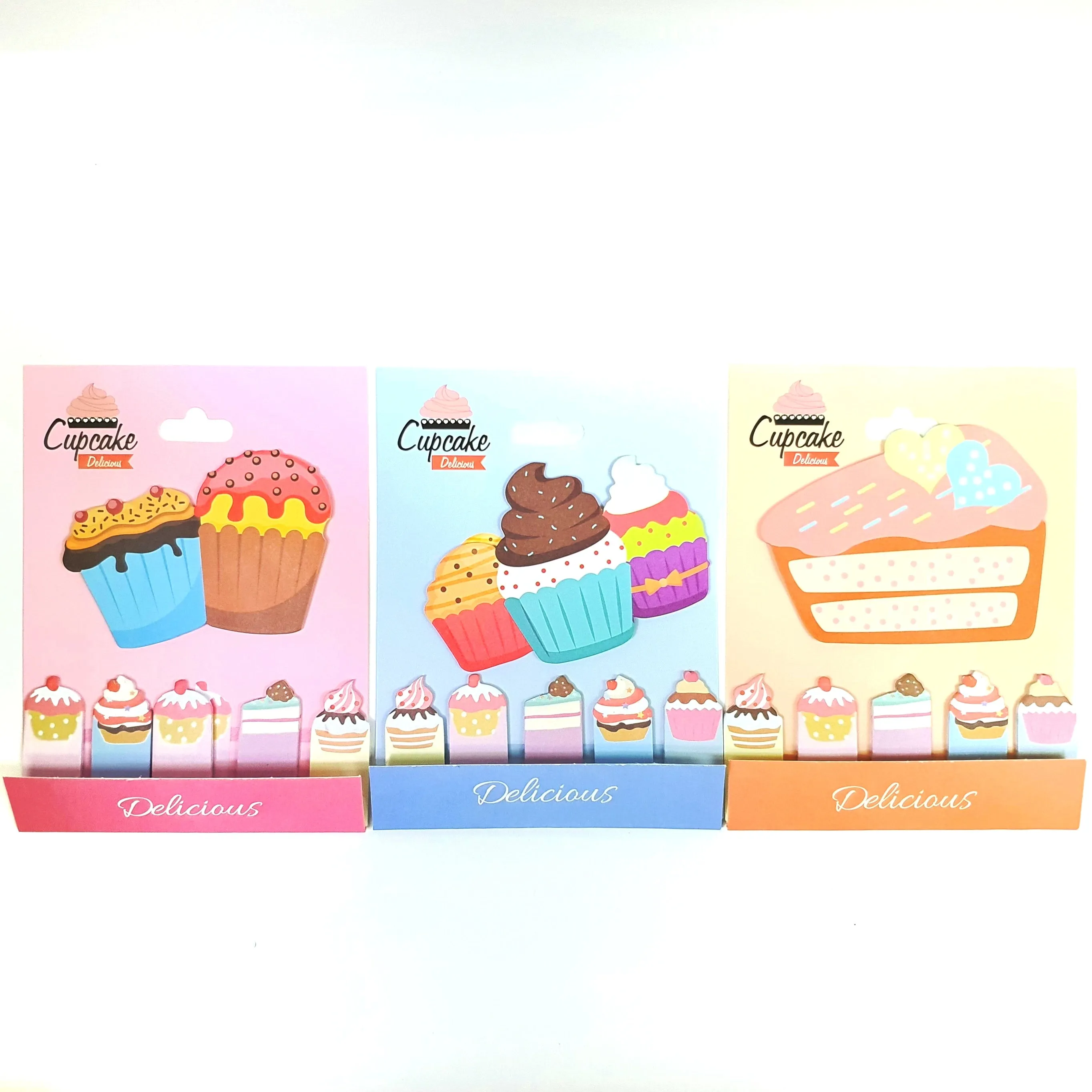 Sticky Notes with Page Markers - Cupcake
