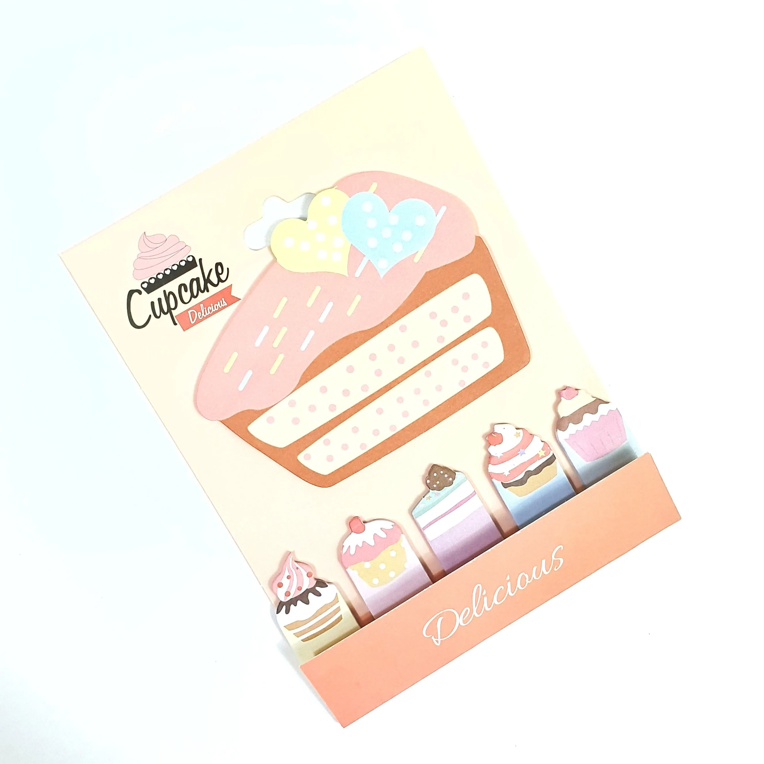 Sticky Notes with Page Markers - Cupcake