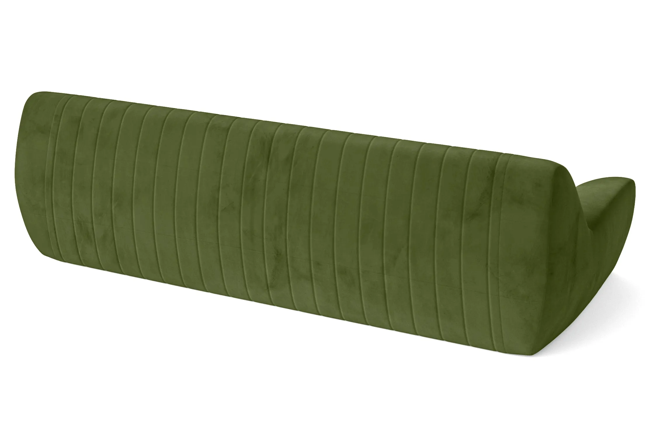 Trapani 4 Seater Sofa Lime Velvet