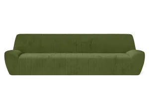 Trapani 4 Seater Sofa Lime Velvet