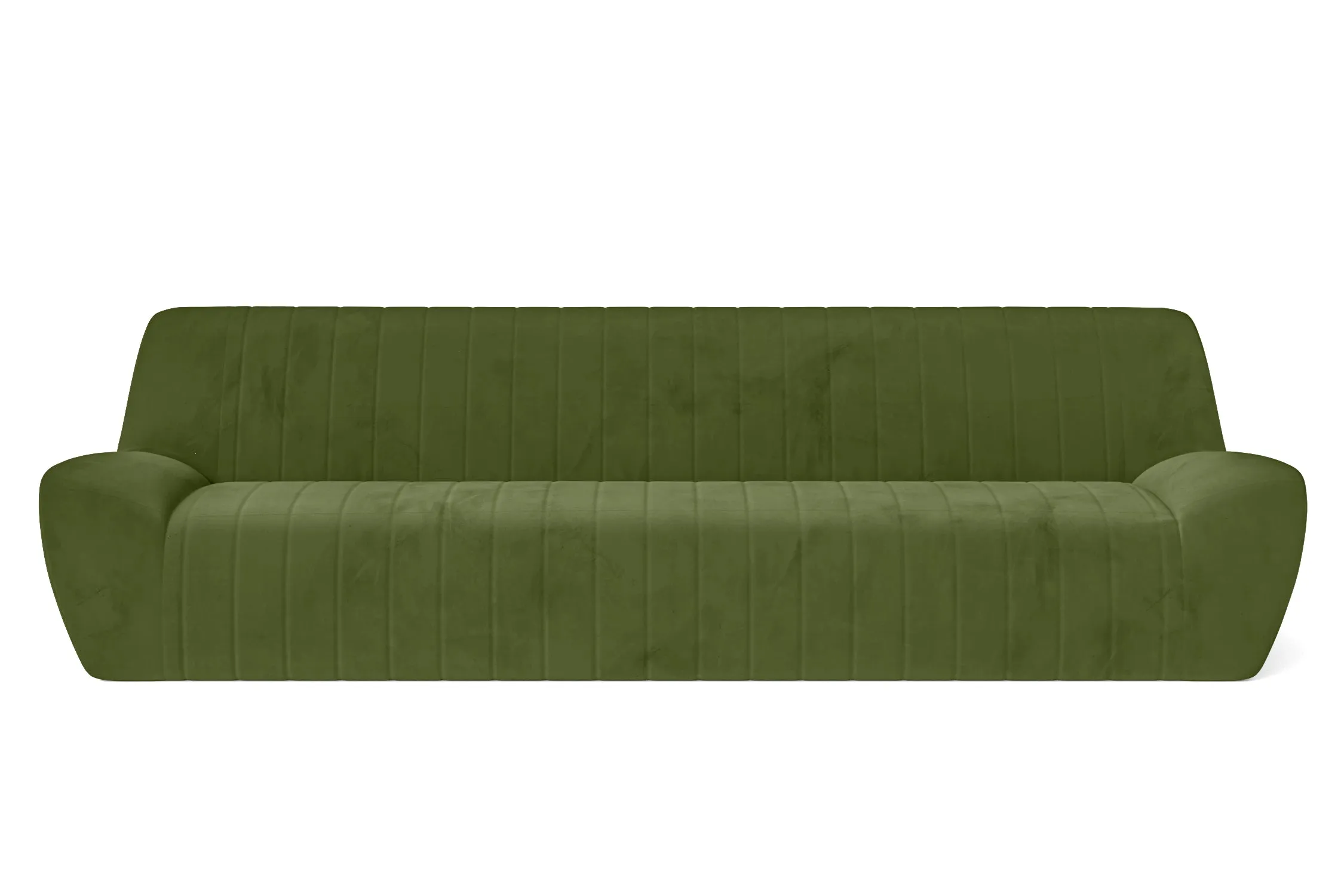Trapani 4 Seater Sofa Lime Velvet