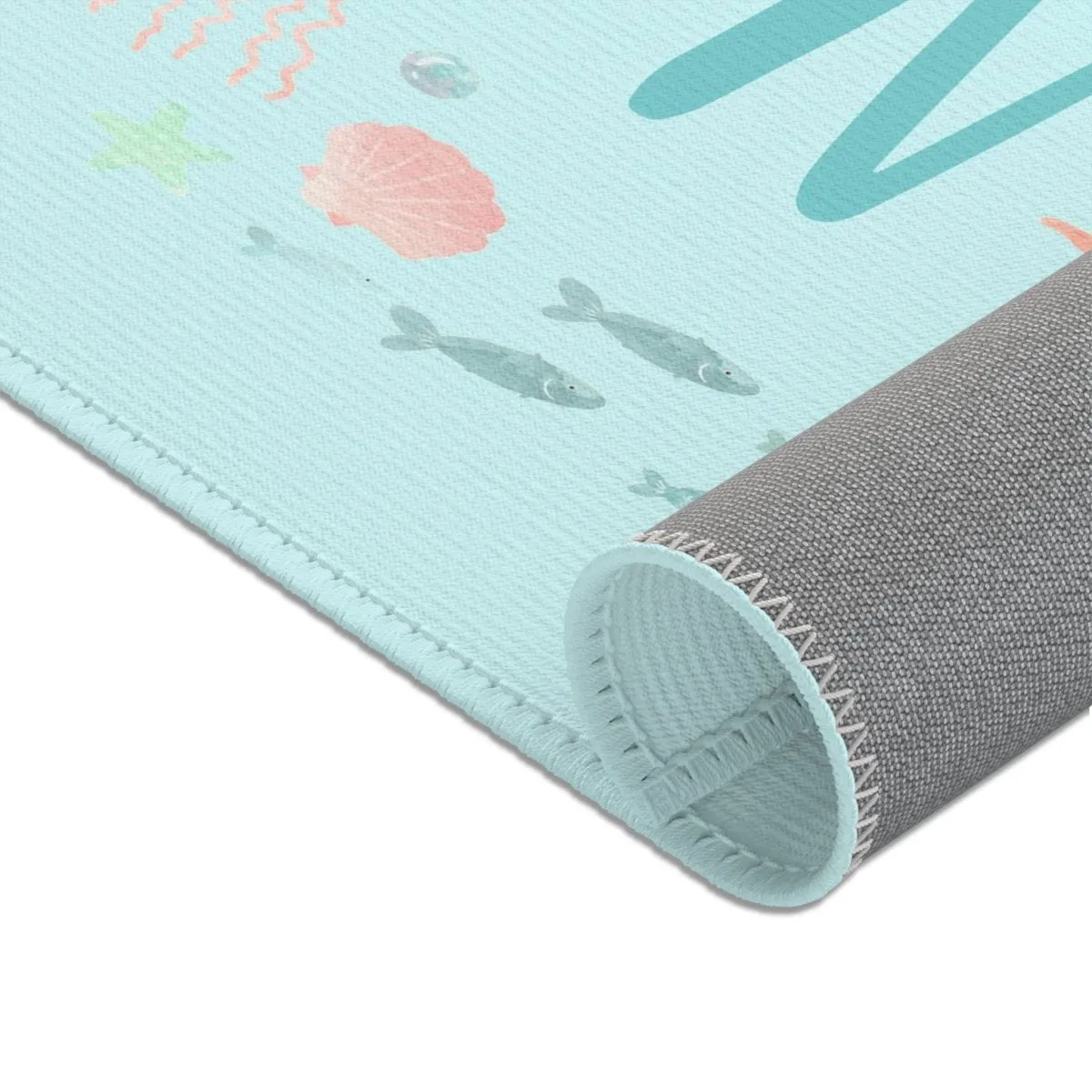 Under the Sea Personalized Nursery Rug