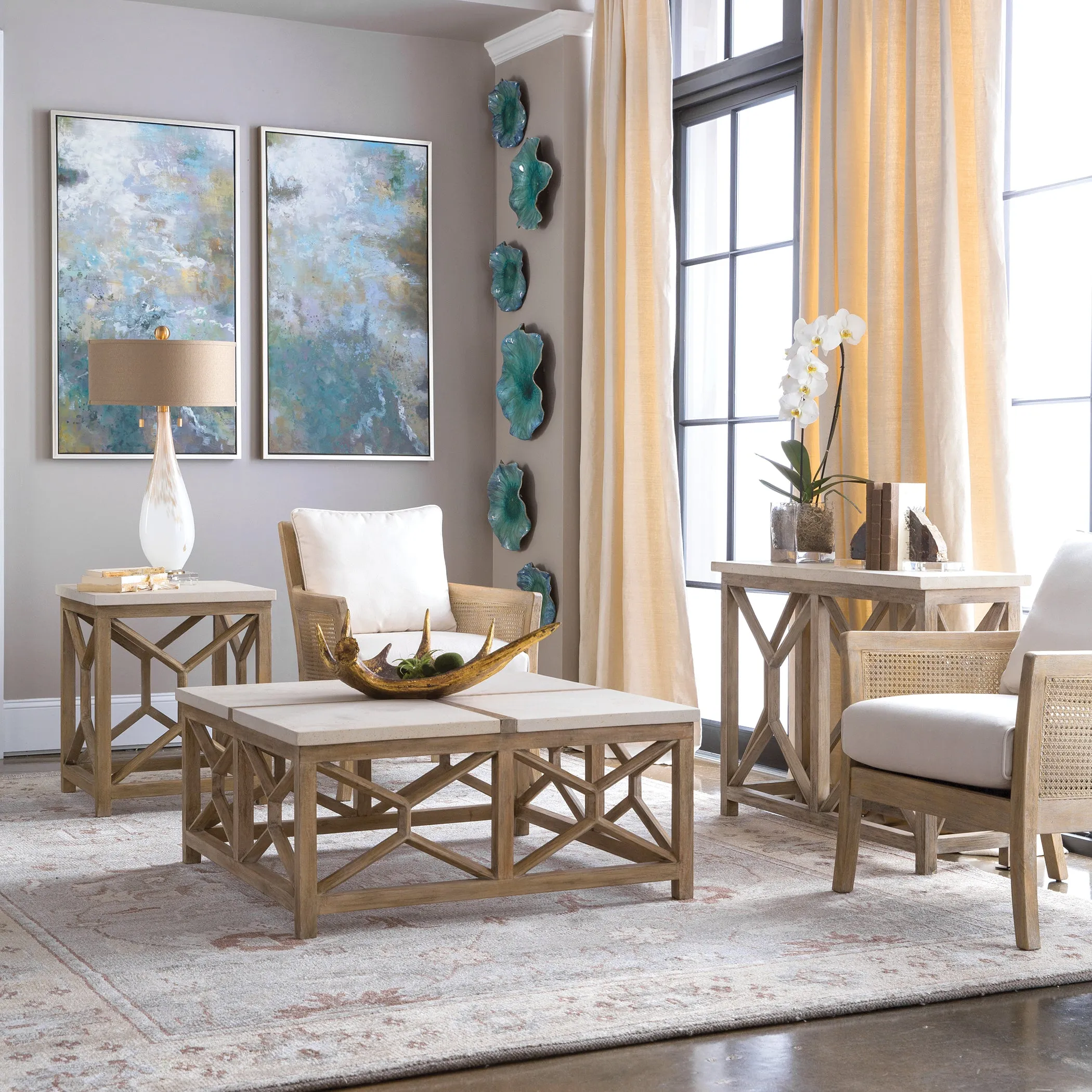 Uttermost Encore Natural Armchair
