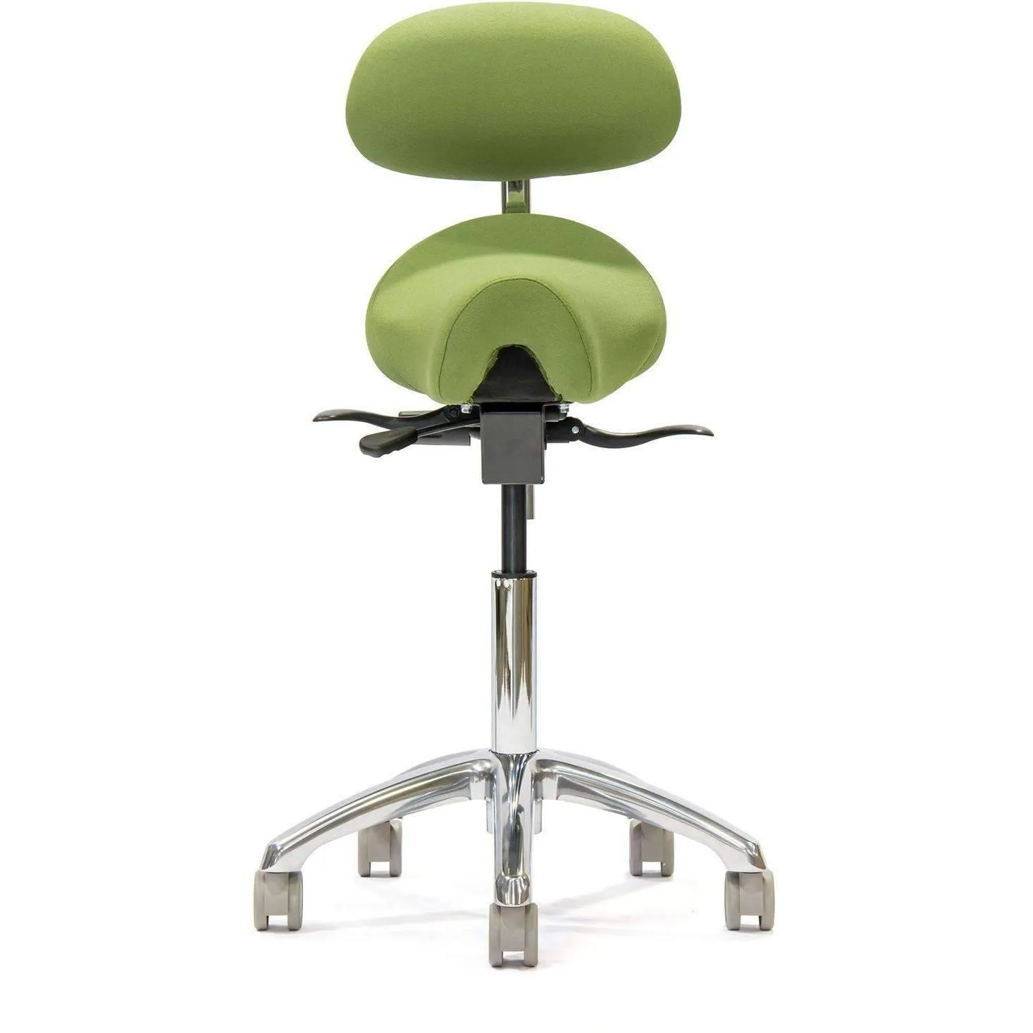 Western Saddle Seat Chair with Lumbar Back