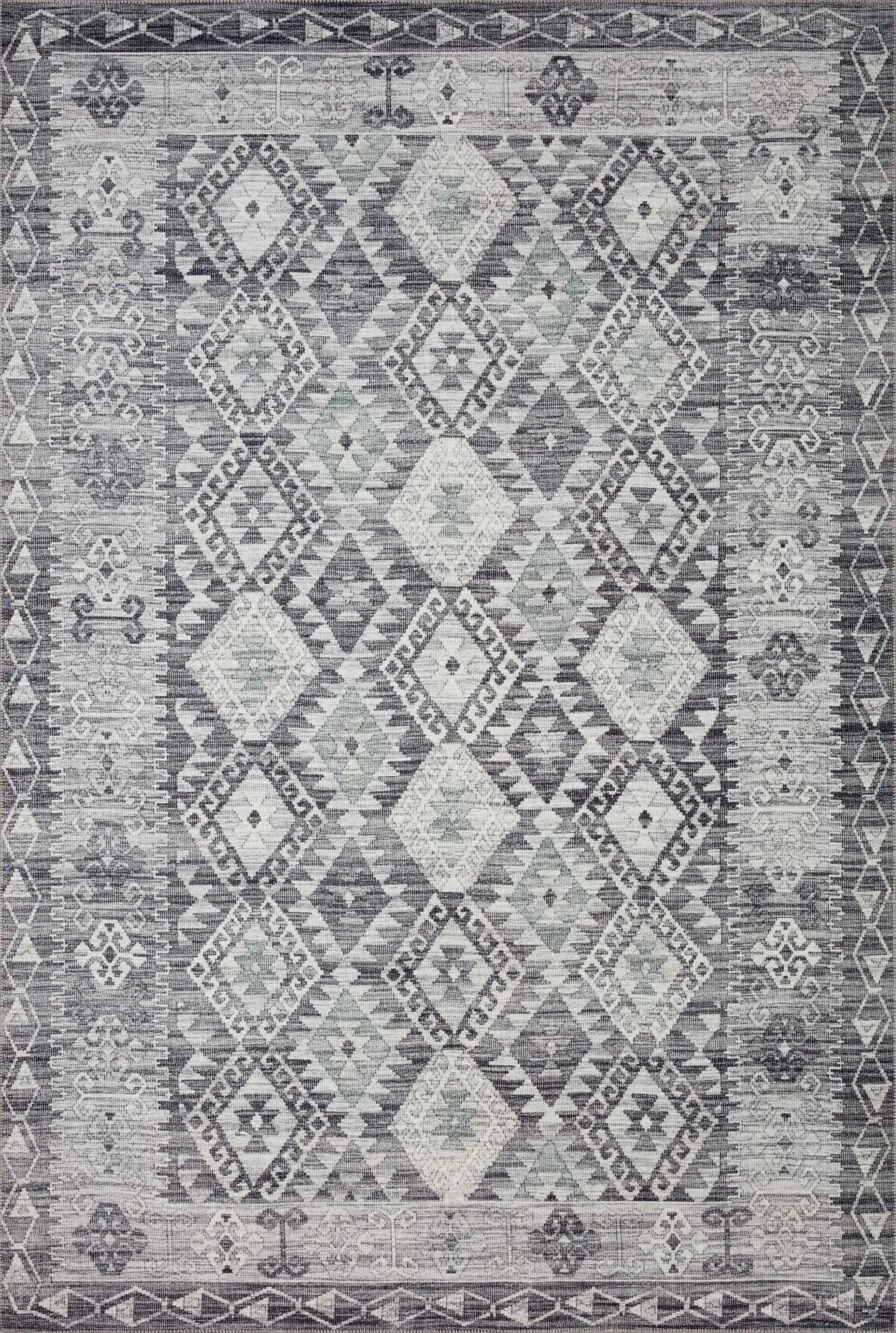 Zion Zio-03 Charcoal/Slate Rug